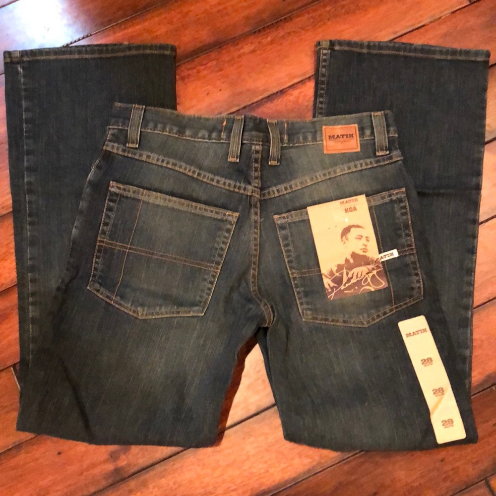 MATIX x DAEWON SONG VINTAGE SKATEBOARD JEANS•NWT